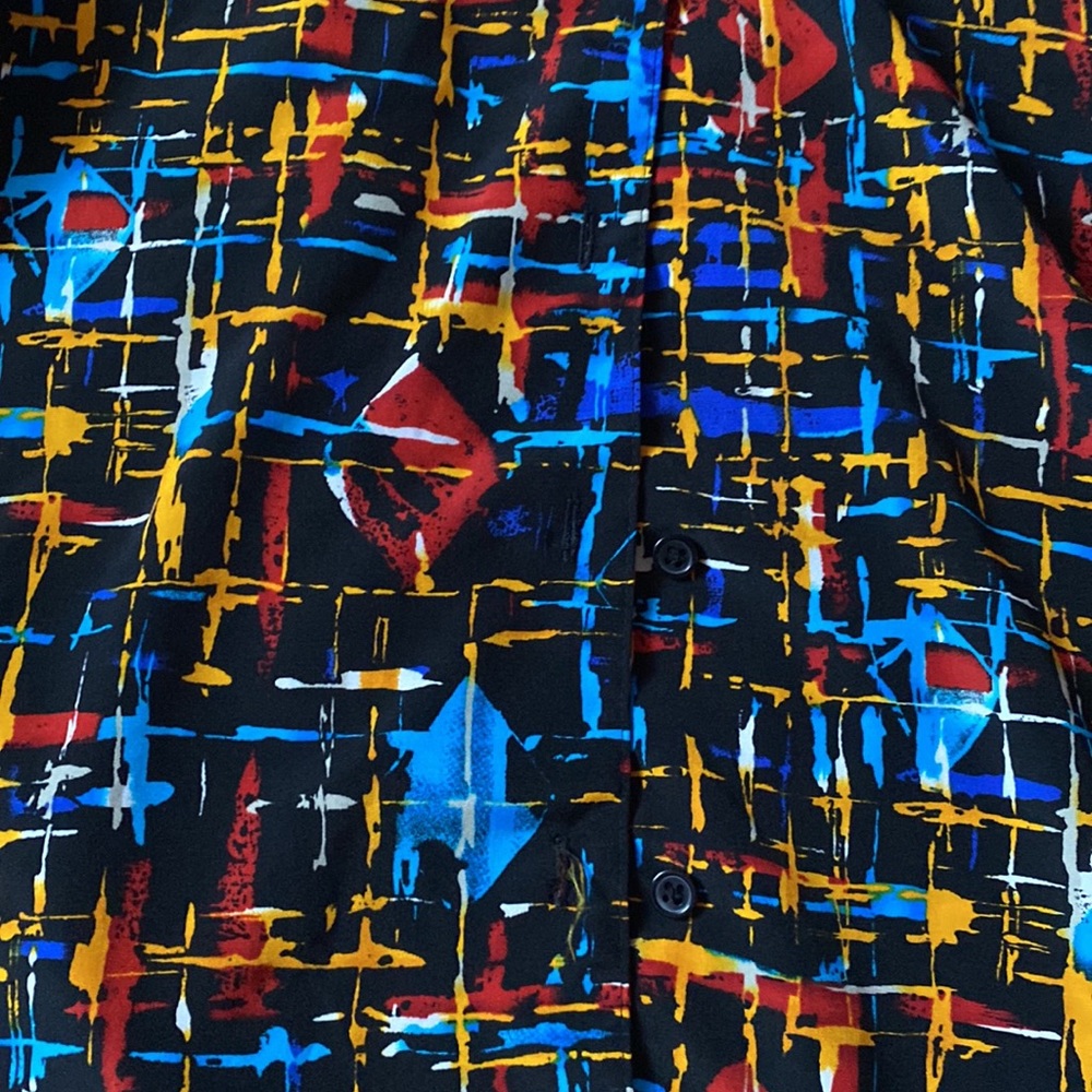 Multicolor button up - Picture 2 of 5